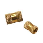 Custom M4 M5 1/4 5/16 Threaded Nuts Brass Knurled Inserts Nuts
