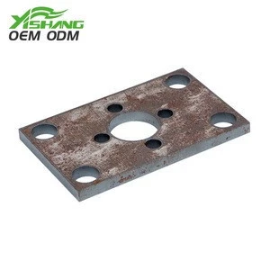 Custom made hot stainless steel, aluminum plate, galvanized sheet laser cutting and welding machine parts.