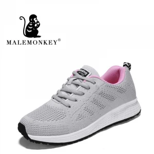 Custom Md Sole Women Mesh Badminton Sports Tennis Running Shoes