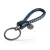 Import Custom Multi Color Genuine Leather Braided Cord Keyring with Metal Logo Tag for Business Promotion from China