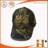 Custom Outdoor Embroidery Baseball Cap Camouflage Green Hat
