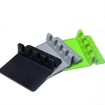 Custom  Silicone Spoon Rest Stands Soup Spoon Holder for Spoon Chopstick Organizer Shelf Cooking Utensils Kitchen Accessories