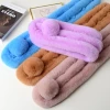 Custom Thick Plush Warmth Imitation Rabbit Fur Artificial Fur Collar