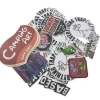 Custom Waterproof adhesive Vinyl PVC Sticker Label Custom Logo Cartoon Label Logo Die Cut Glitter Holographic Stickers