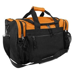 Custom waterproof men shoulder travel outdoors duffel bag with secret compartment
