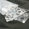 customized clear tpr stamps for scrapbooking  pvc Standard Stamp set acrylic block for tamps Card Making