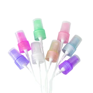 Customized colors water atomizer 24 410 plastic finger sprayer pump with 0.12ml/t dosage