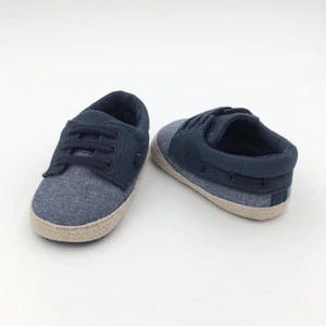 customized good quality cotton shoelace casual baby shoes for baby boy