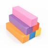 customized grit 4 sided FL-A303C pink nail buffer blocks