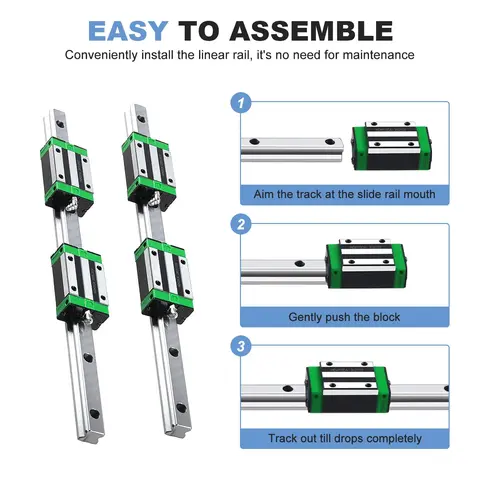 Buy Customized Linear Guideway Hgh25 Linear Guide Slider Rails Block ...