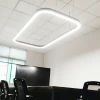 Customized Office Round Corner rectangle pendant modern lighting chandelier