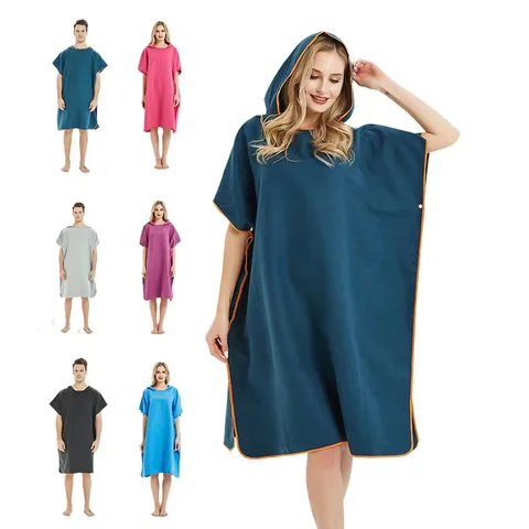 Poncho Pool Robe Buy Customized Printing Changing Surf Poncho Swim Robe Quick Dry ...
