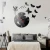 Import Customized Round Retro 3D Acrylic Angel Butterfly Decorative Home Wall Clock from China
