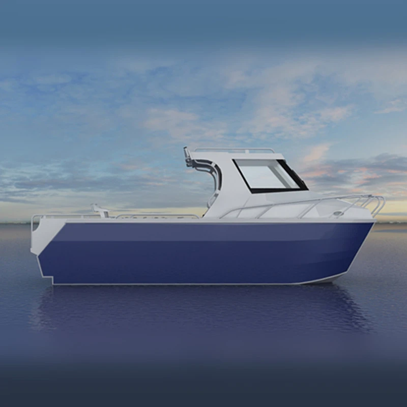 Customized size luxury aluminium catamaran hull fishing sailboat