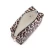 Import Customized Square Shape Marble Print PU Leather Handbag Women Purse Ladies Leopard Cosmetic Bag from China