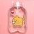 Import Customized Transparent PVC Hot Water Bag Cute Cartoon Hot Water Bottle Hand Warmer Filled Mini Explosion-proof Portable Style from China