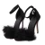 Import Cute fashion shoes high quality high heel fur decormation buckle  lady shoes from China