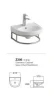 D306 washroom vanity hand wash basin with stainless steel shelf