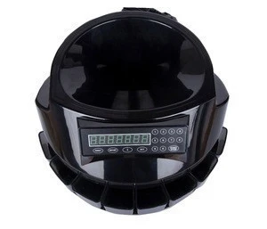 DB360 coin counter in Black high speed high accuracy automatic counting machine