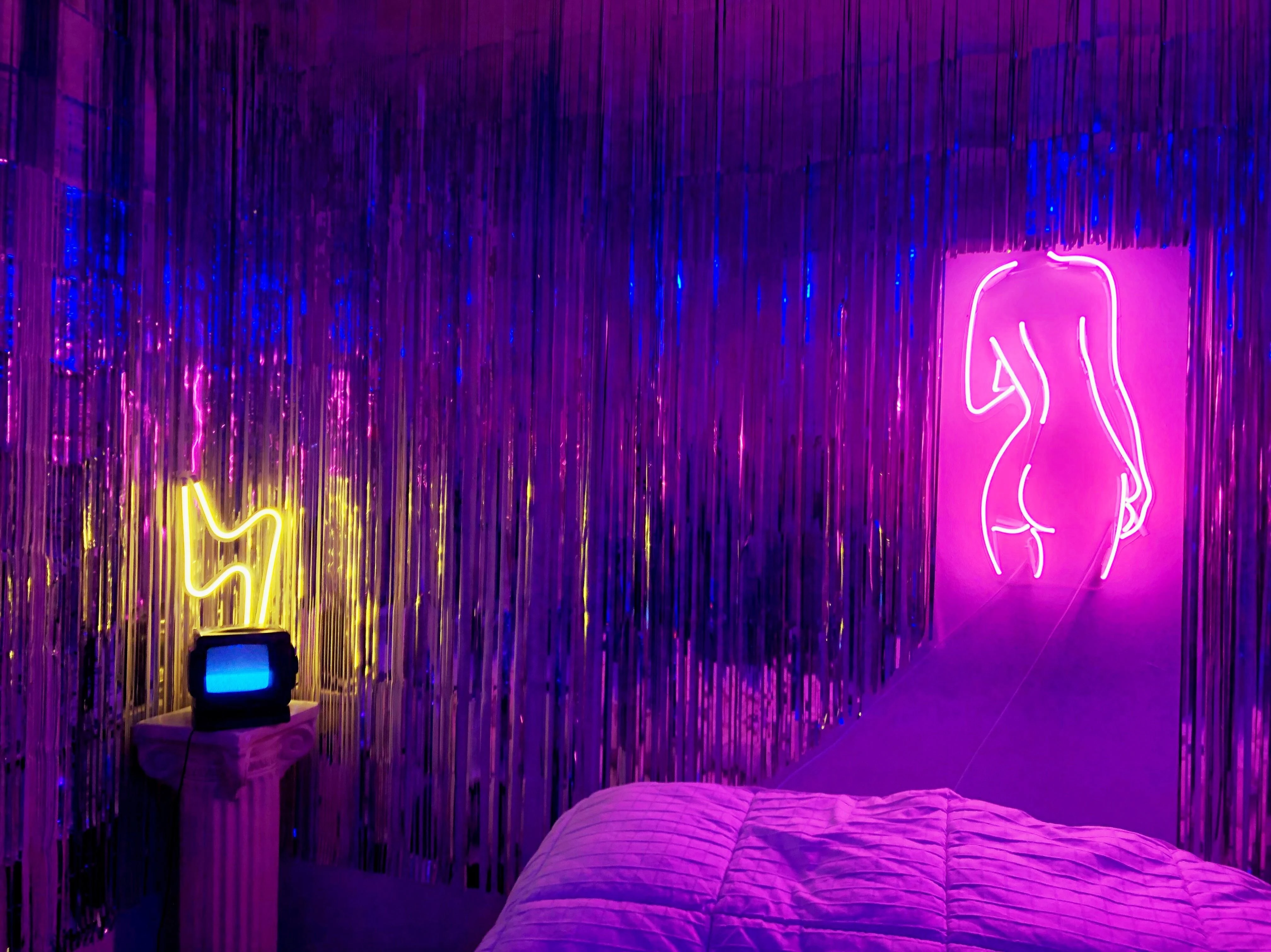 DC 12V hot design home bedroom decoration custom body neon lights, led neon sign body