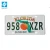 Import Decorative California car number plate custom wall metal number license plate from China