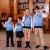 Import Design School Uniforms Embroidered School Emblem Primary School Plaid Vest Uniforms from China