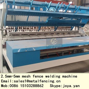 Digital programming of PLC system fully automatic fence wire mesh welding machine