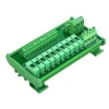 DIN Rail Mount 10 Position Power Distribution Fuse Module Board, For AC/DC 5~48V. Fuse power breakout board
