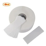 Disposable Cotton Depilatory Wax Strips Hair Remove Strips cotton fabric waxing strips