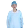 disposable waterproof safty cpe plastic isolation gown apron with sleeve