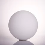 D100mm D120mm Chandeliers Pendant Light White Shiny Ball Glass Lamp Shade