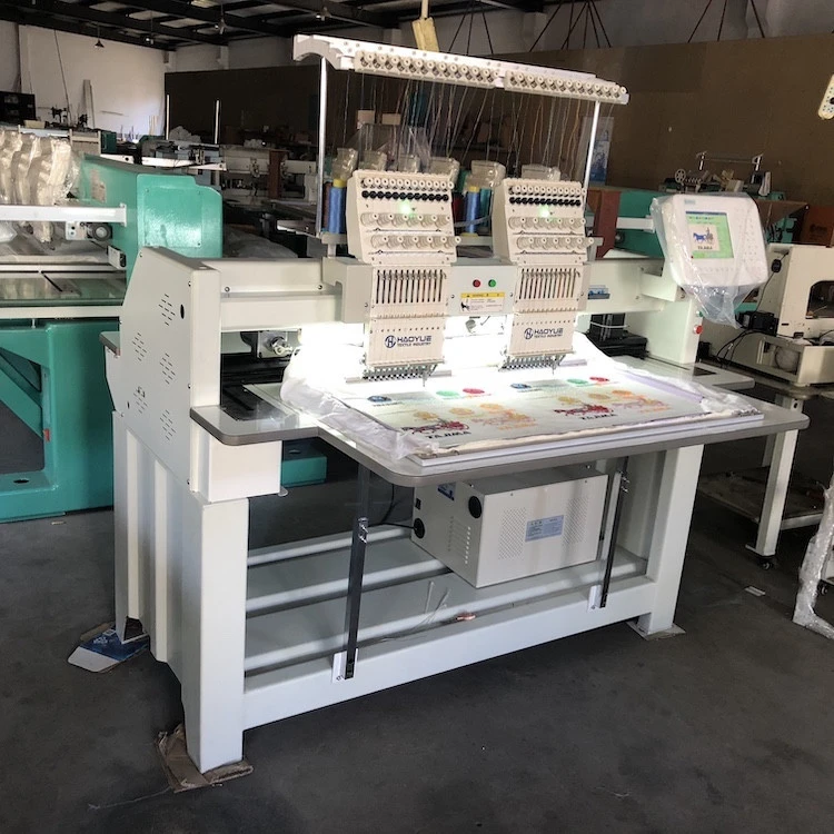 Double Head Industrial Computerized Cap Embroidery Machine Price