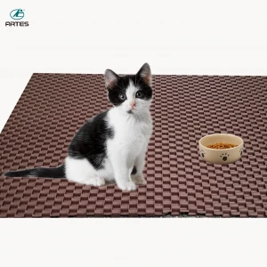 Double-sided ball design urine waterproof material dispersion control special anti-slip design easy to clean pet cat litter mat