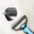 Import Double Sided Shedding Pet Grooming Tool Dog Dematting Comb Grooming Undercoat Rake from China