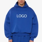 Drop shoulder No String 450 gsm 450gsm 400gsm 500gsm pullover double layered cotton custom Heavy weight Thick Cropped Hoodie Men