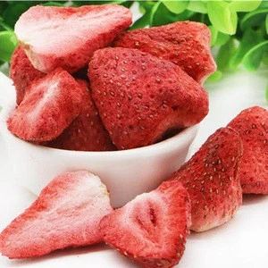 DSF Hot Sales Wholesale Freeze Dried Fruits Strawberries with Kosher