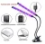 Import Dual Head Led Plant Grow Light,Double Switch and 360 Degree Flexible Gooseneck for Indoor Plants from China