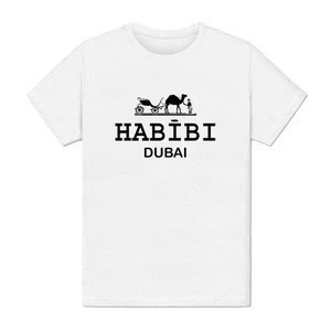 Dubai Wholesale Rock Men Clothes 100% Organic Cotton White t-shirt