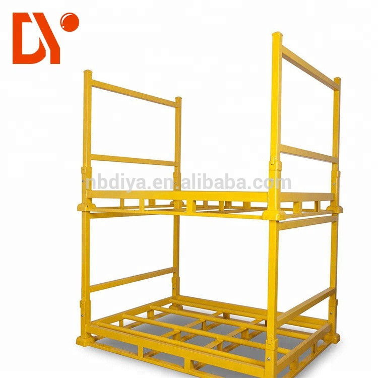 Buy Dy86 Metal Foldable Rack Logistic Stacking Pallet Rack Storage ...