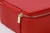 Import eco friendly leather jewelry box small jewelry organizer velvet bag inside red from China
