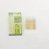 Eco-friendly OEM available bamboo wooden interdental brush stick