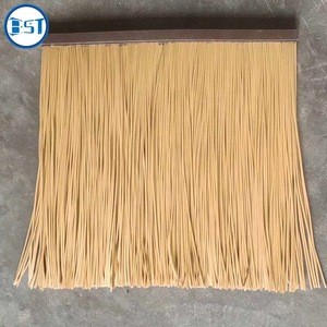 Eco-friendly plastic artificial thatch/Anti-ultraviolet thatched roof/building materials plastic thatch roofing