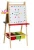 Educational double sided drawing toys wooden painting easel toy for children W12B012