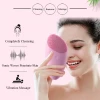 Electric Rechargeable Waterproof Sonic Silicone Facial Cleansing Brush Facial Cleaner Brush