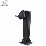 Electric semi truck trailer landing gear , hydraulic flatbed semi trailer