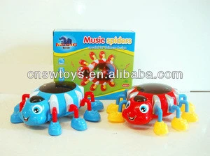 electronic toy spider music toy for wholesale