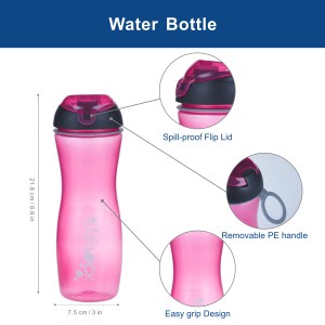Elegant Promotional Gourd Plastic Water Bottle With Lid