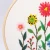 Import Embroidery DIY Cross Stitch Kits Flower Patterns Needlework Set with Embroidery Hoop Handmade Arts Crafts Sewing Gift from China