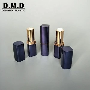 Empty royal blue black luxury high quality 12.1mm lipstick tube