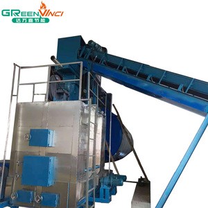 Energy Saving Features and 93% High Thermal efficiency biomass  briquette machine